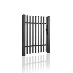 Poartă pietonală Classic 10.01 – bare verticale, încuietoare laterală