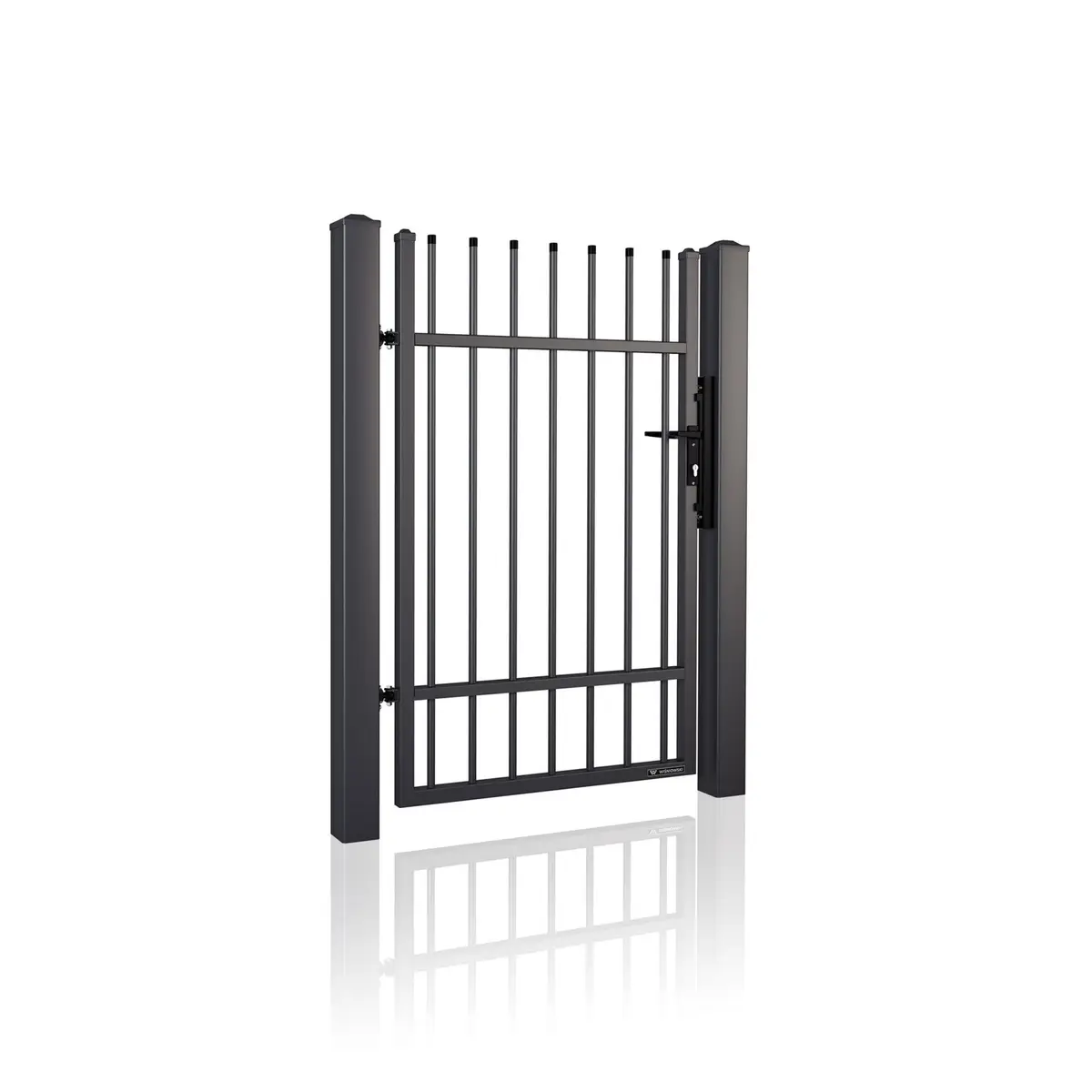 Poartă pietonală Classic 10.04 – bare verticale între doi stâlpi