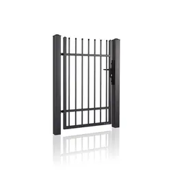 Poartă pietonală Classic 10.04 – bare verticale între doi stâlpi
