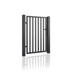 Poartă pietonală Classic 10.70 – lamele verticale, poartă deschisă