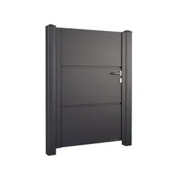 Poartă pietonală Home Inclusive 10.200 v1 – închisă la culoare, încuietoare laterală