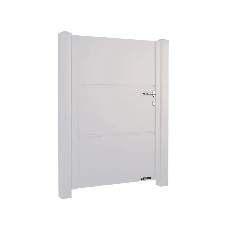 Poartă pietonală Home Inclusive 10.200 v1 – variantă albă cu încuietoare