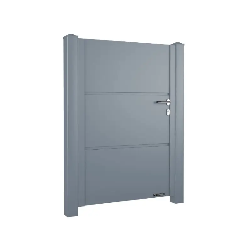 Poartă pietonală Home Inclusive 10.200 v1 – variantă cu lacăt, pe doi stâlpi