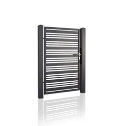 Poartă pietonală Modern 10.107 – finisaj închis, sistem de închidere
