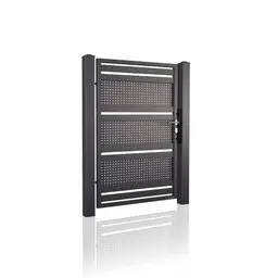 Poartă pietonală Modern 10.109 – perforată, lamele orizontale