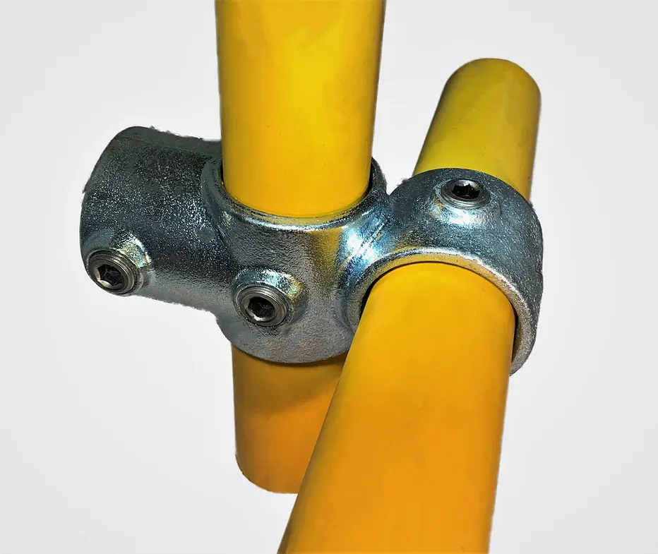 Sistem de balustradă și mână curentă – conector cu două șuruburi