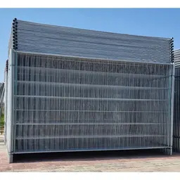 Gard mobil de șantier, panou ST25 Standard – panouri în stoc, în exterior