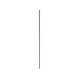 Accesoriu de gard: stâlp Ø60 mm pentru fixarea panourilor mobile de șantier – tub metalic gri