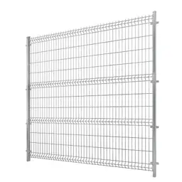 Gard panou bordurat Vega B 3D zincat 2.43 x 2.5 m, sârmă 5 mm – plasă cu ochiuri rectangulare