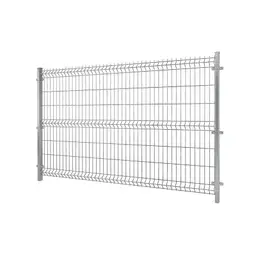 Gard panou bordurat 3D Vega B Light zincat, 1.53 x 2.5 m, sârmă 4 mm – panou între doi stâlpi