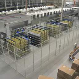 Sisteme modulare de compartimentare pentru depozite Warehouse Partition – lângă bandă transportoare