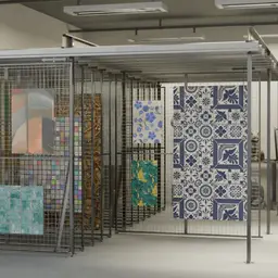 Sisteme modulare de compartimentare pentru depozite Warehouse Partition – zone delimitate în expoziție