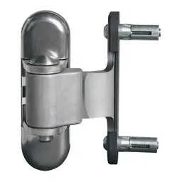 Balama 3DM fără sudură, reglabilă în 3 dimensiuni, braț inox – balama metalică lucioasă