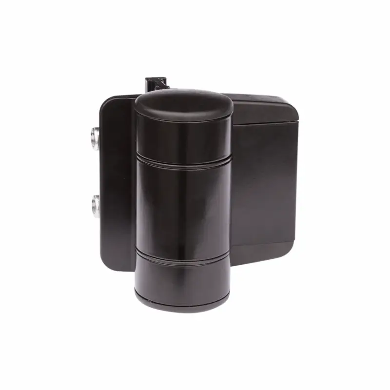 Balama fără sudură Dino neagră, cu 2 rulmenți, RAL 9005 – finisaj negru, design compact