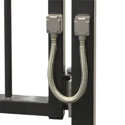 Tub flexibil DVK HD heavy-duty pentru cabluri electrice – conector între stâlp și poartă