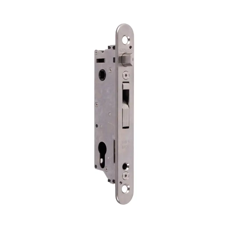Încuietoare încastrabilă Locinox Fiftylock pentru porți metalice – cilindru și sistem de blocare