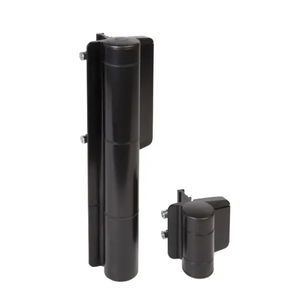 Amortizor și balama Mammoth 180 cu deschidere la 180° – set de balamale negre cu pivot