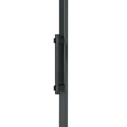Mâner fix din aluminiu eloxat BAR-A, 0° – montat vertical pe profil metalic