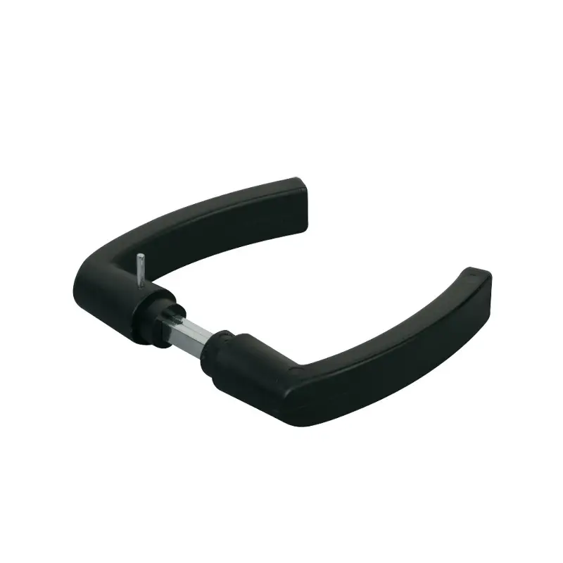 Mâner din poliamidă 3006P pentru încuietori aplicate – formă ergonomică, culoare neagră