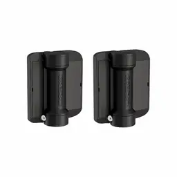 Set amortizor și balama SERVAL, deschidere 180° – două balamale negre