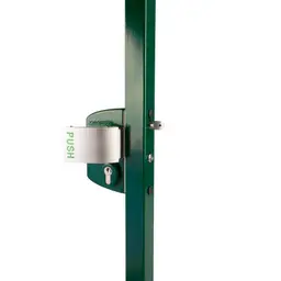 Set mâner antipanică cu apăsare 3006PUSH – pe poartă verde, cu broască și lacăt