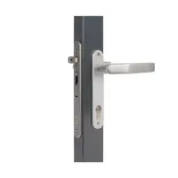 Încuietoare încastrabilă Locinox Sixtylock pentru porți metalice – broască și mâner pe poartă