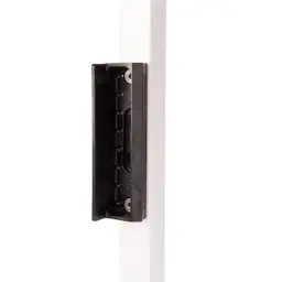 Opritor fix din poliamidă SMKL QF pentru porți de grădină, adâncime profil 40 mm – canale de fixare