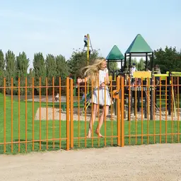 Opritor fix din poliamidă SMKL QF pentru porți de grădină, adâncime profil 40 mm – gard la loc de joacă