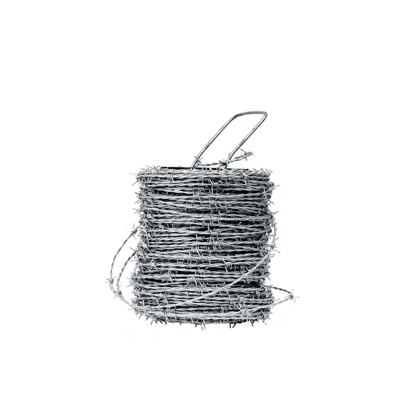 Accesoriu de gard: sârmă ghimpată zincată, rolă 50 m, 2.6 kg – sul înfășurat circular