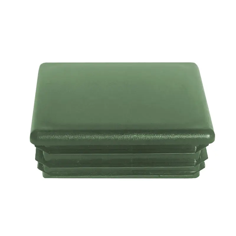 Accesoriu de gard: capac tip dop PVC 60x80 mm, verde RAL 6005 – margini netede