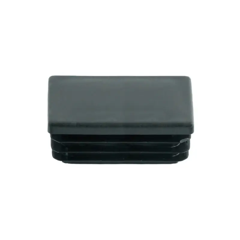 Accesoriu de gard: capac tip dop PVC 60x100 mm, negru – formă dreptunghiulară